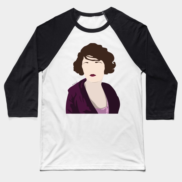 Zelda Fitzgerald Baseball T-Shirt by itsaulart